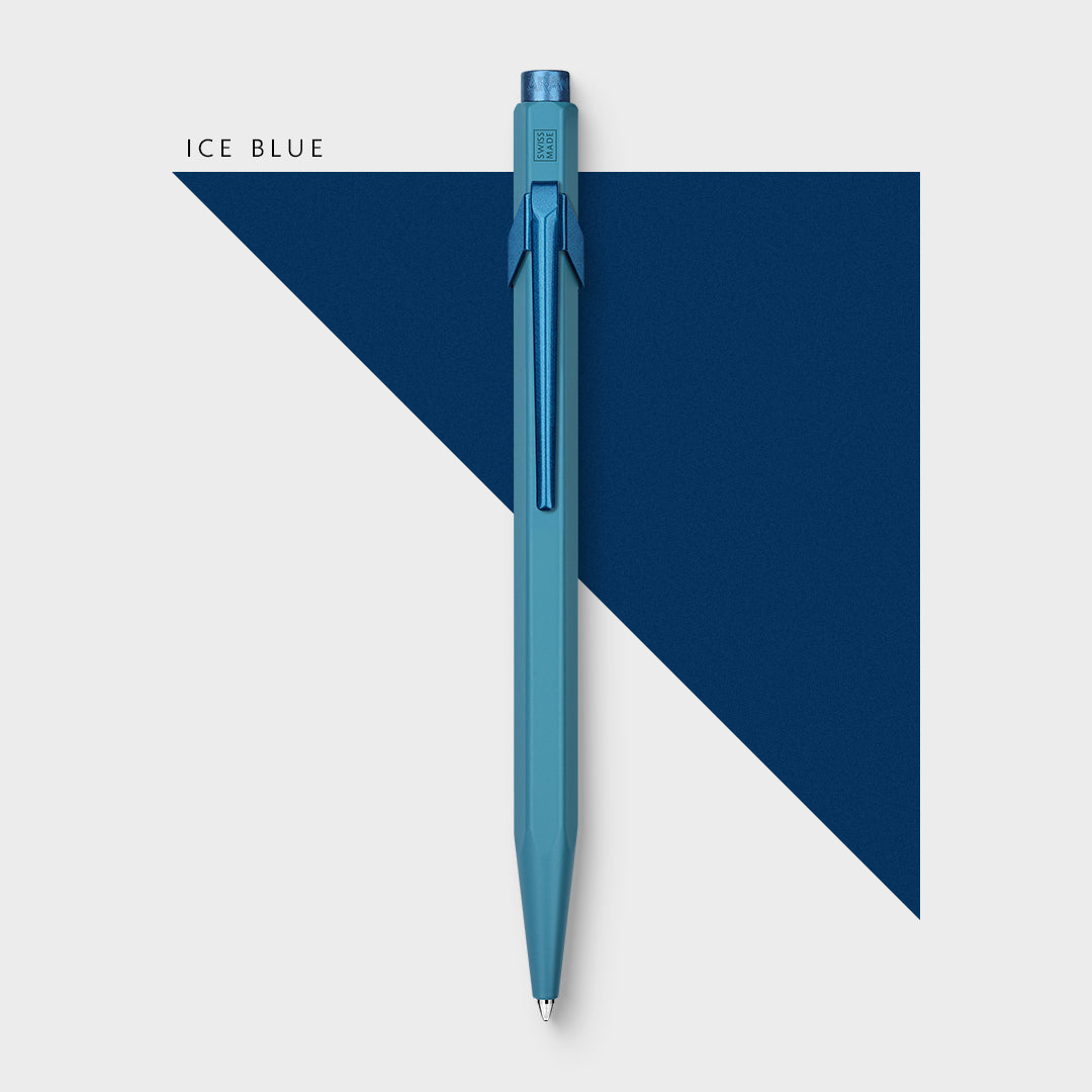CARAN d'ACHE, Ballpoint Pen - 849 CLAIM YOUR STYLE Limited Edition ICE BLUE.