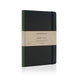 myPAPERCLIP, Gift Set - Combo F3 BINARY Series NOTEBOOK BLACK Spine PLAISIR GREEN.