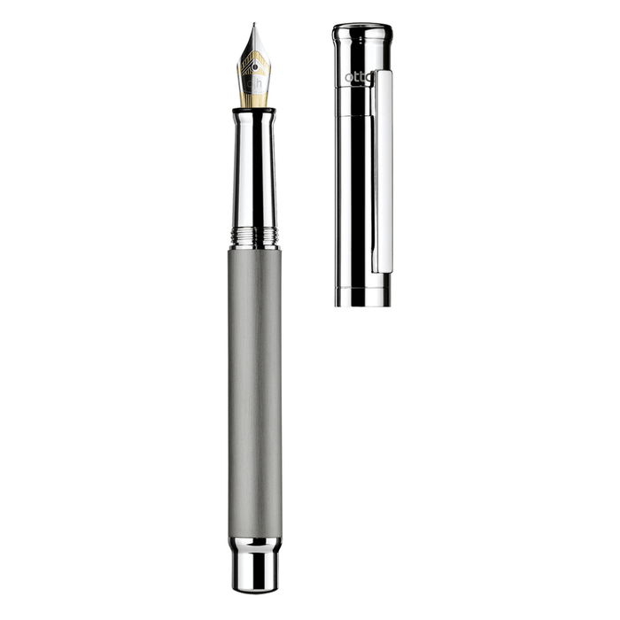 OTTO HUTT, Fountain Pen & Ballpoint Pen - DESIGN 04 Harmony Set GRAPHITE GREY.