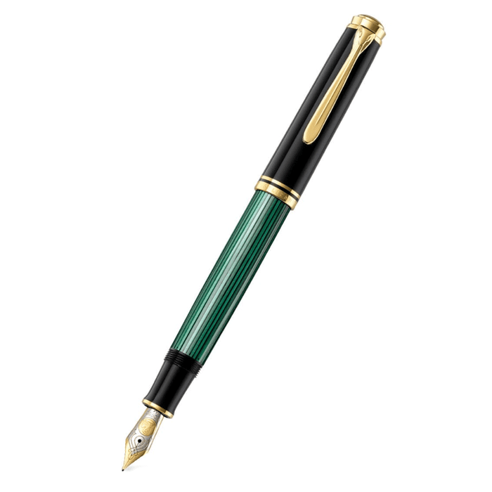 PELIKAN, Fountain Pen - SOUVERAN M400 14K BLACK/GREEN.