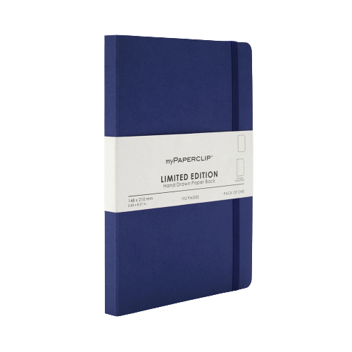 myPAPERCLIP, NoteBook - Limited Edition 192 Pages BlueBerry.