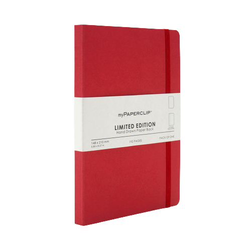 myPAPERCLIP, NoteBook - Limited Edition 192 Pages Ruby.