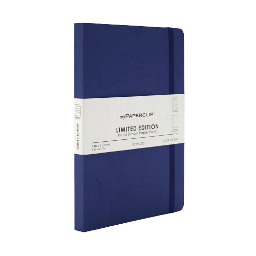 myPAPERCLIP, NoteBook - Limited Edition 192 Pages BlueBerry.