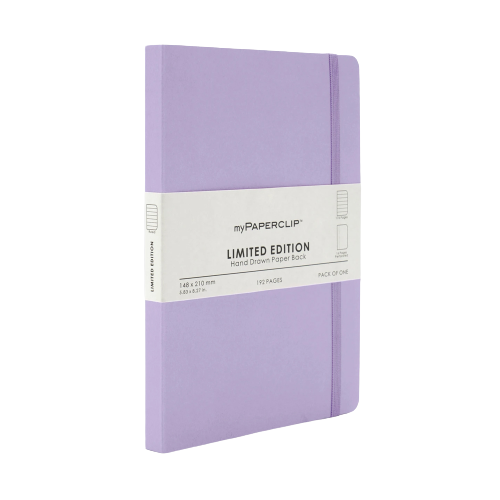 myPAPERCLIP, NoteBook - Limited Edition 192 Pages Lilac.