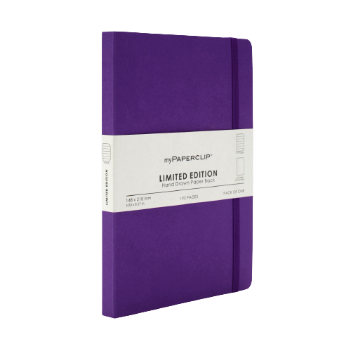 myPAPERCLIP, NoteBook - Limited Edition 192 Pages Amethyst.