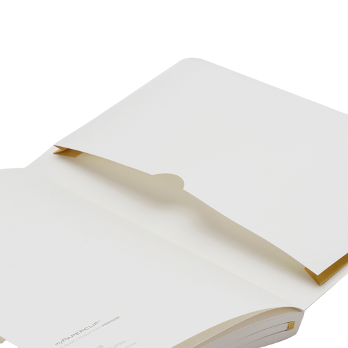 myPAPERCLIP, NoteBook - EXECUTIVE Series 240 Pages YELLOW 68 Gsm.