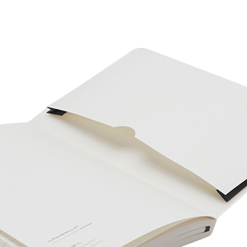 myPAPERCLIP, NoteBook - EXECUTIVE Series 240 Pages BLACK 68 Gsm.