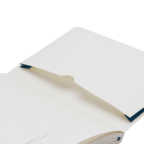 myPAPERCLIP, NoteBook - EXECUTIVE Series 240 Pages BLUE 68 Gsm.