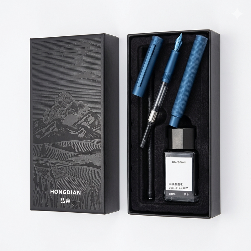 HONGDIAN, Fountain Pen - 1851 DARK BLUE.