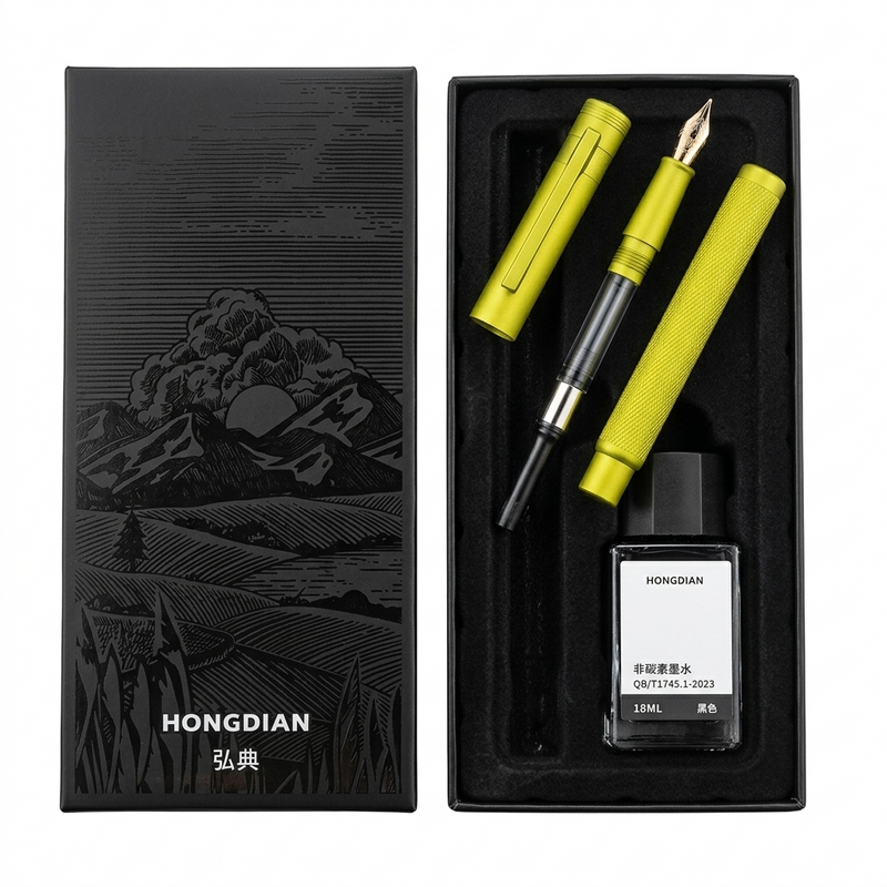 HONGDIAN, Fountain Pen - 1851 LIGHT GREEN.