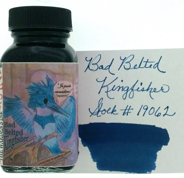 NOODLER'S, Ink Bottle - BAD BELTED KINGFISHER (88mL).
