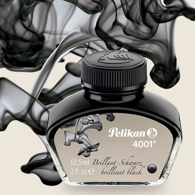 PELIKAN | INK BOTTLE | 4001 BRILLIANT BLACK | 62.5mL