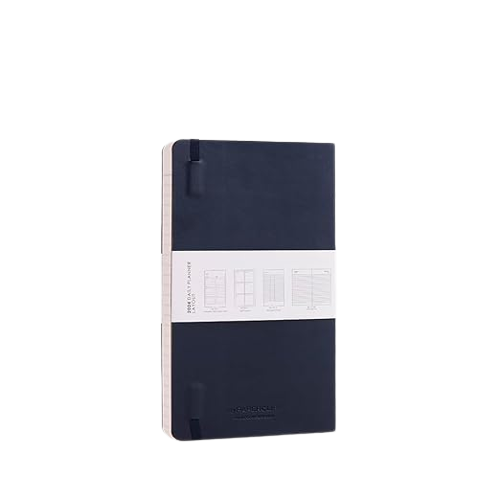 myPAPERCLIP, Daily Planner - M2 384 Pages Blue Year 2024.