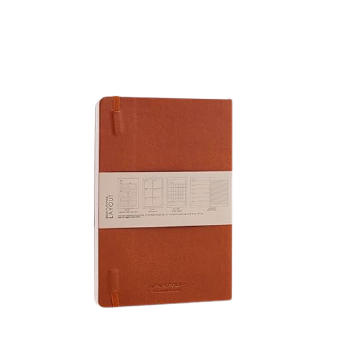 myPAPERCLIP, Weekly Planner - R2 192 Pages  PU Tan  Year 2024.