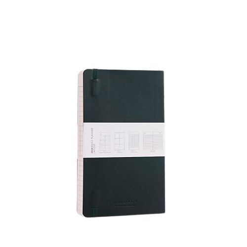 myPAPERCLIP, Daily Planner - M2 384 Pages Green Year 2024.