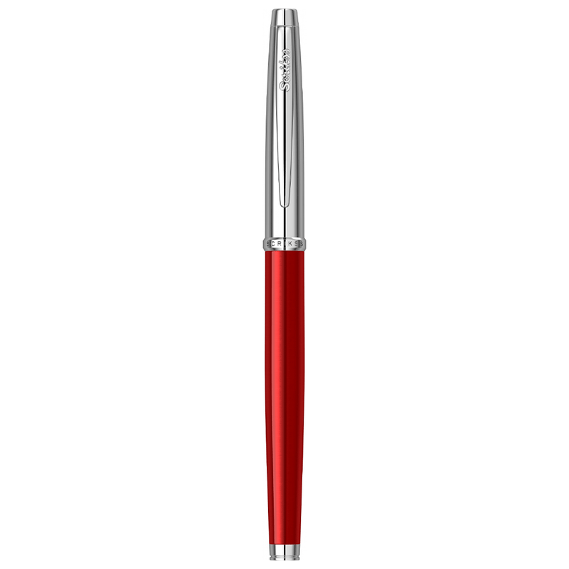 SCRIKSS, Rollerball Pen - METROPOLIS 800 CHROME RED CT.