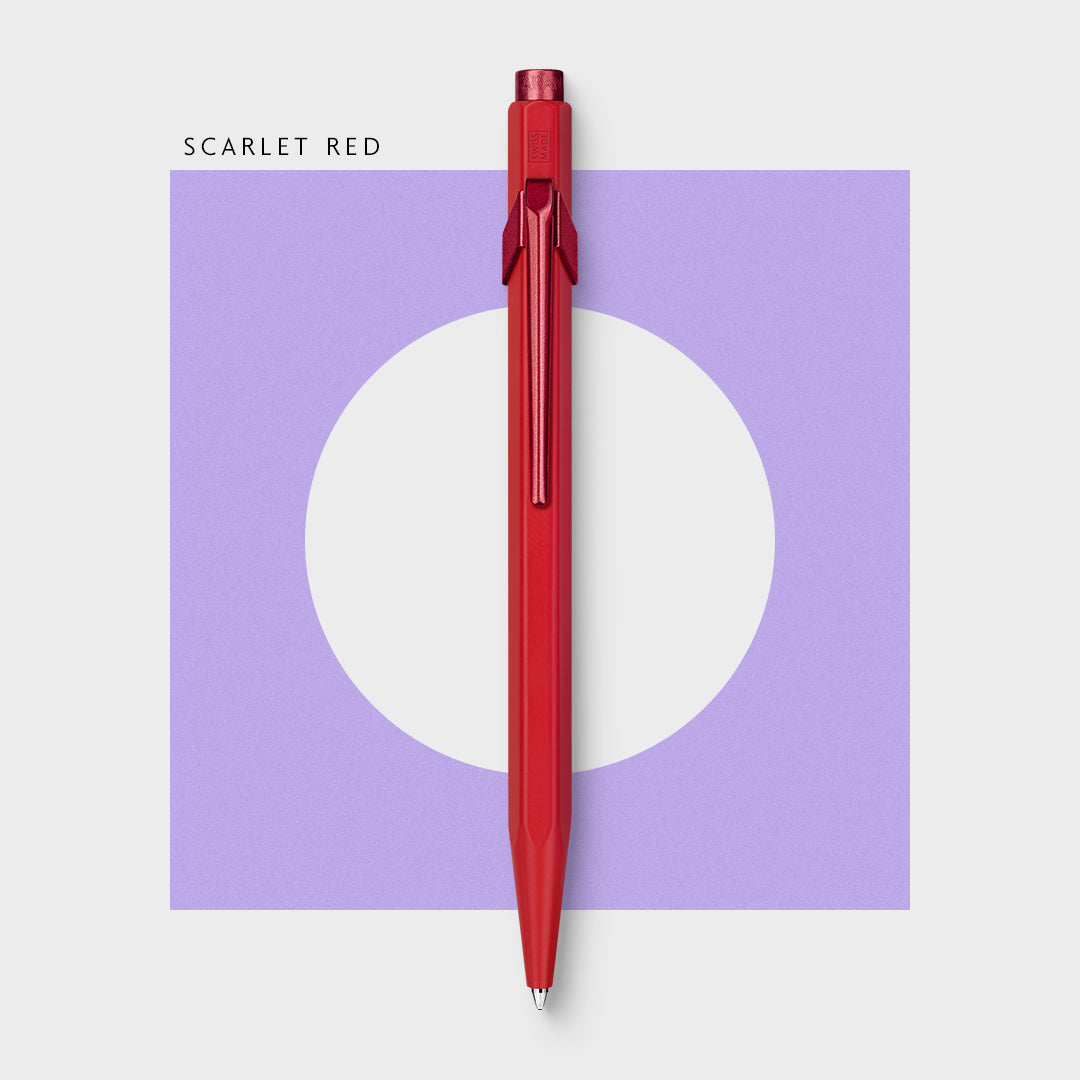CARAN d'ACHE, Ballpoint Pen - 849 CLAIM YOUR STYLE Limited Edition SCARLET RED.