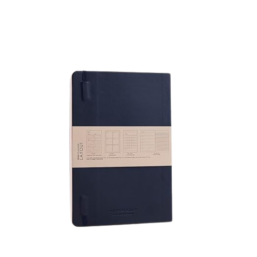 myPAPERCLIP, Weekly Planner - R2 192 Pages PU Blue Year 2024.