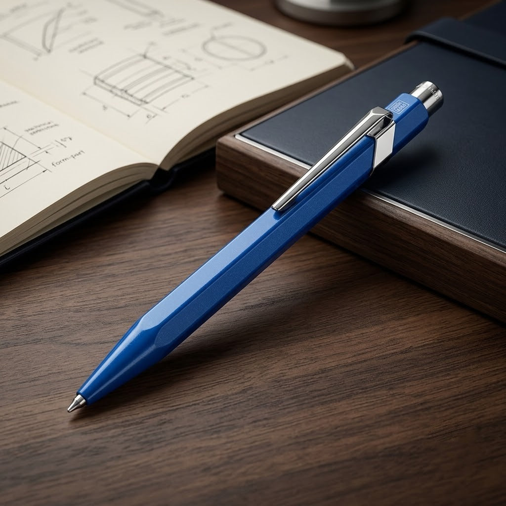 CARAN d'ACHE | Mechanical Pencil | 849 | CLASSIC LINE METAL-X BLUE.