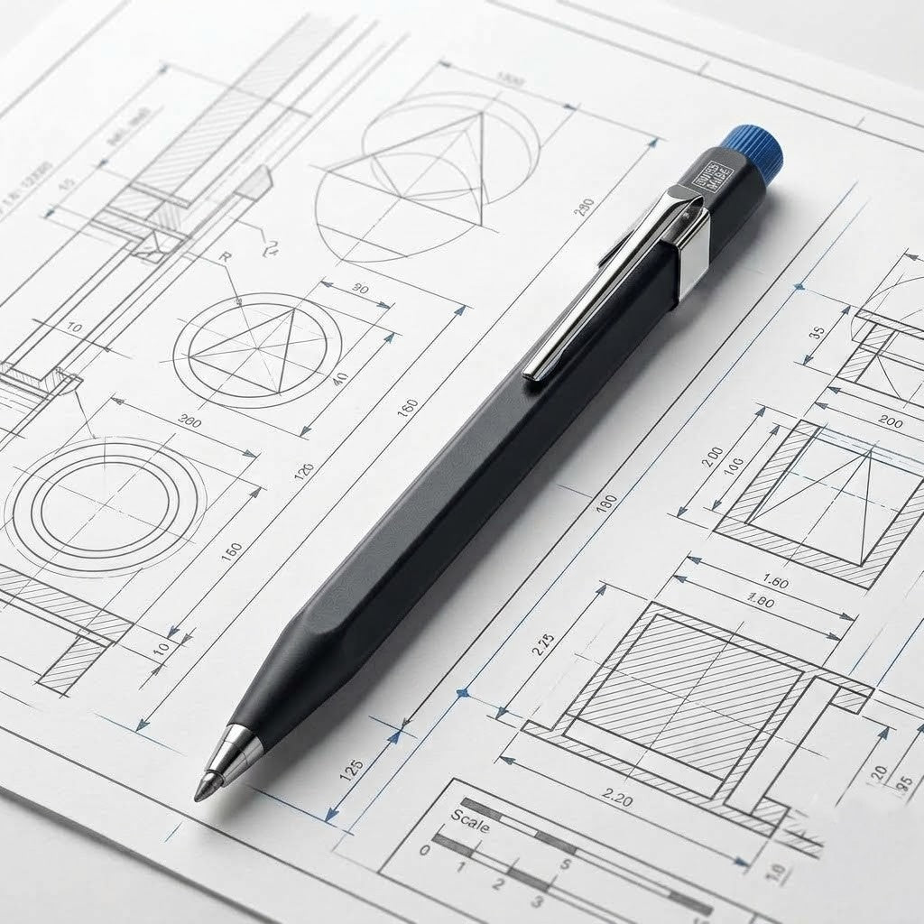 CARAN d'ACHE, Mechanical Pencil - FIXPENCIL Classic Line BLUE.