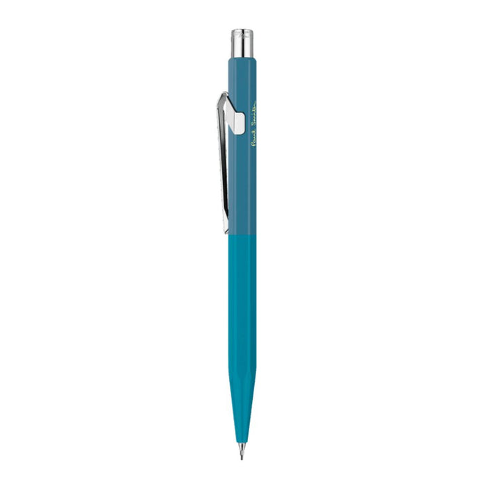 CARAN d'ACHE, Mechanical Pencil - Limited Edition 849 PAUL SMITH Cyan BLUE & Steel BLUE