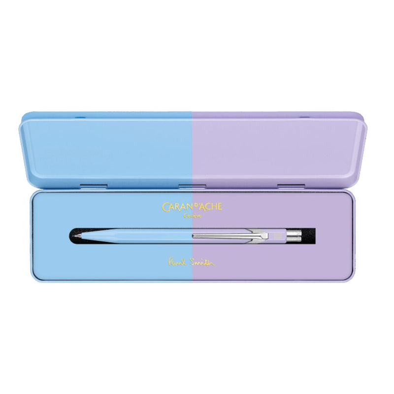 CARAN d'ACHE, Mechanical Pencil - Limited Edition 849 PAUL SMITH Sky BLUE & Lavender PURPLE.