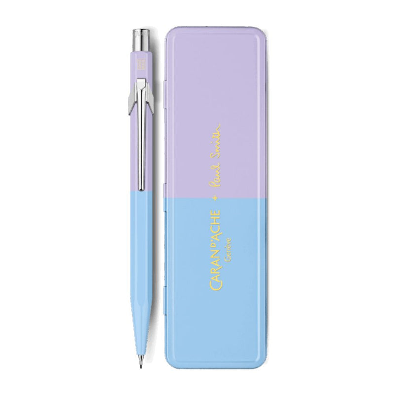 CARAN d'ACHE, Mechanical Pencil - Limited Edition 849 PAUL SMITH Sky BLUE & Lavender PURPLE.