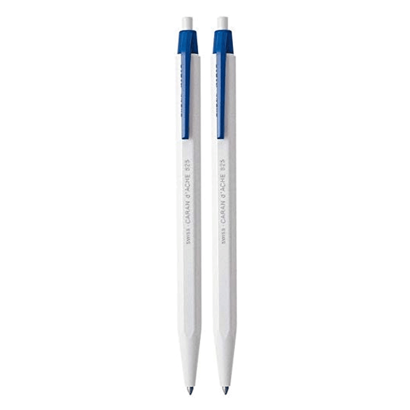 CARAN d'ACHE, Ballpoint Pen - 825 Blister pack (2 Pens).