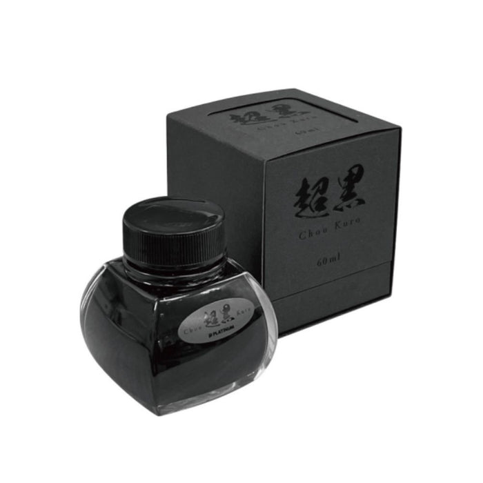 PLATINUM, Ink Bottle - Carbon Black CHOU KURO (60mL).