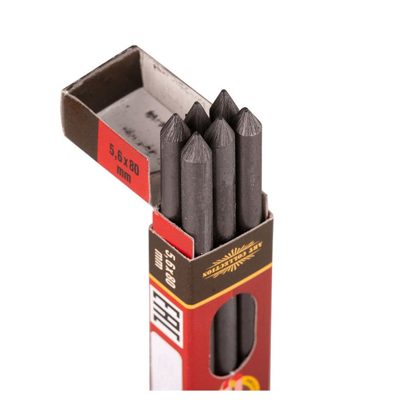 KOH-I-NOOR, Leads - 80mm GRAPHITE 5.6mm.