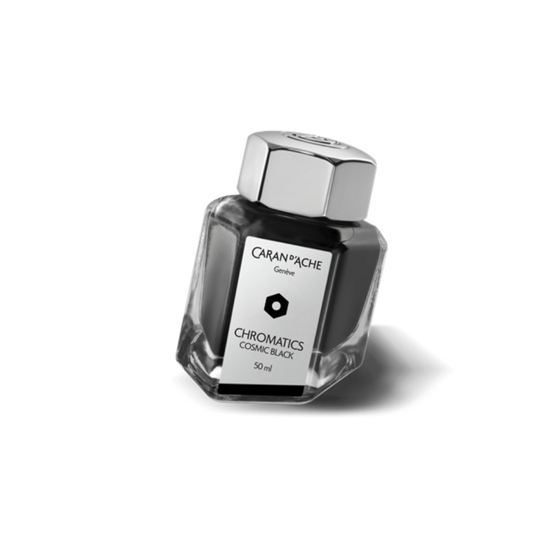 CARAN d'ACHE,  Ink Bottle - CHROMATICS | Cosmic Black | 50ml.