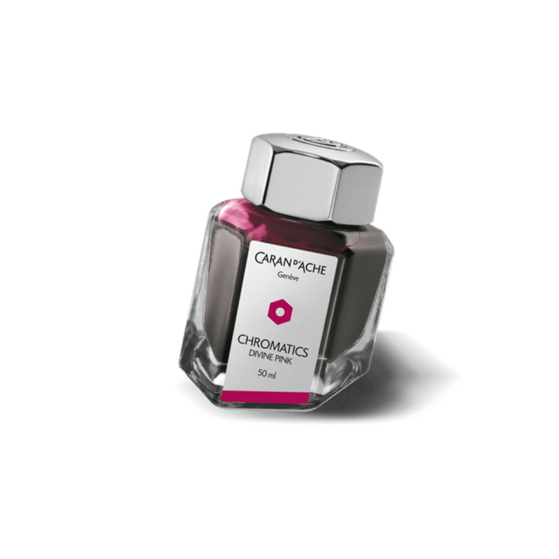 CARAN d'ACHE,  Ink Bottle - CHROMATICS | Divine Pink | 50ml.