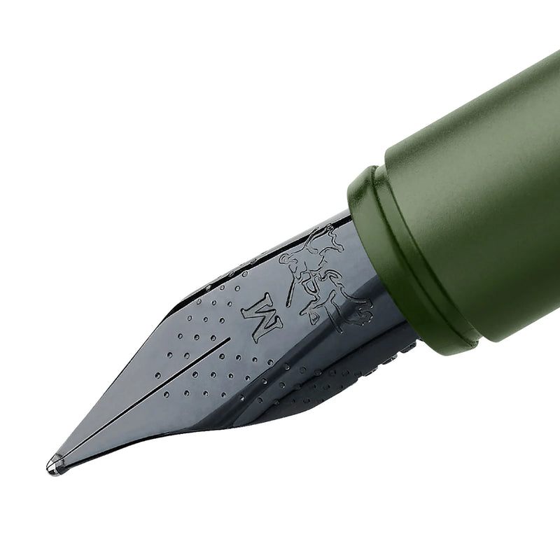 FABER CASTELL, Fountain Pen - NEO | Slim Aluminium | Olive Green | BT.