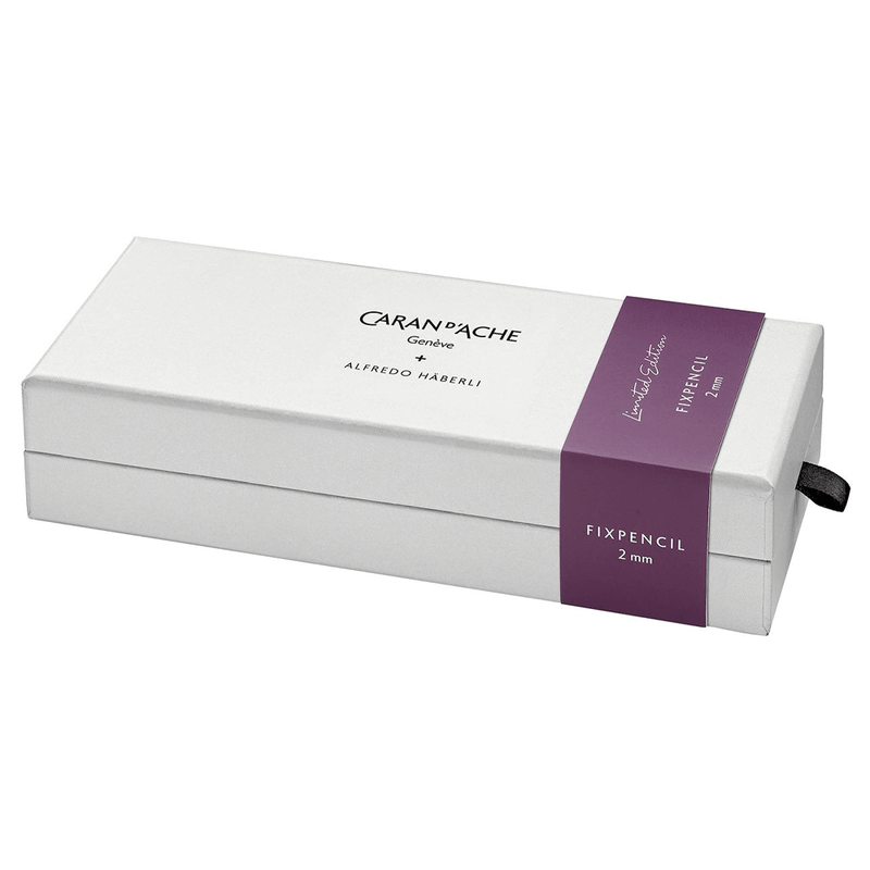 CARAN d'ACHE, Mechanical Pencil - Fixpencil Limited Edition ALFREDO HABERLI PLUM.