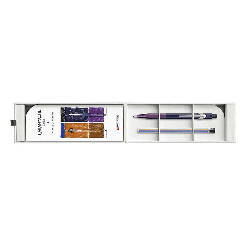 CARAN d'ACHE, Mechanical Pencil - Fixpencil Limited Edition ALFREDO HABERLI PLUM.