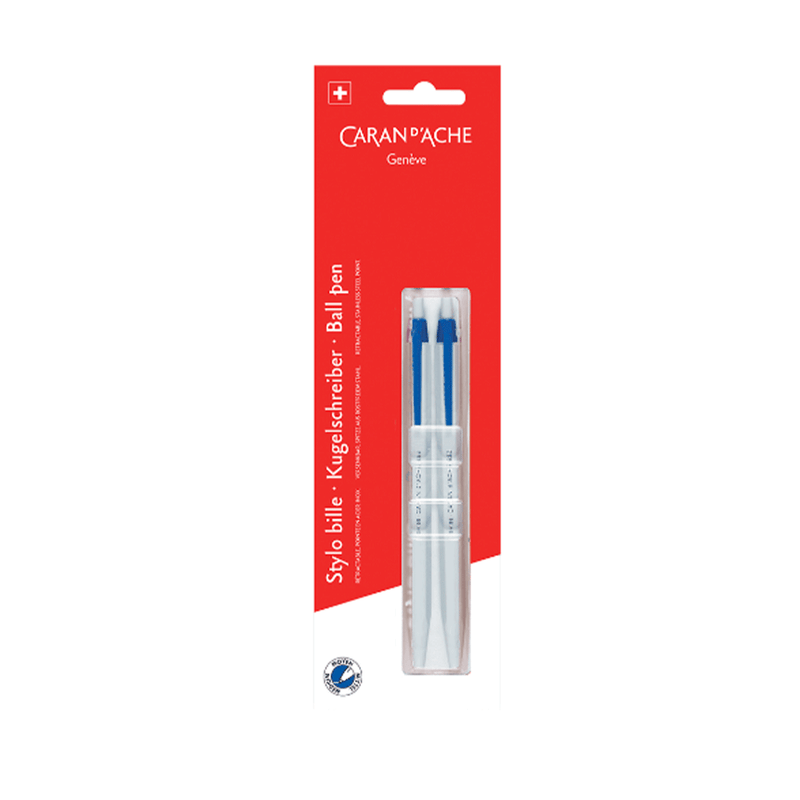 CARAN d'ACHE, Ballpoint Pen - 825 Blister pack (2 Pens).