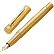 HONGDIAN 1861 Pro Copper Fountain Pen with Open Cap Display and Cap Beside Pen
