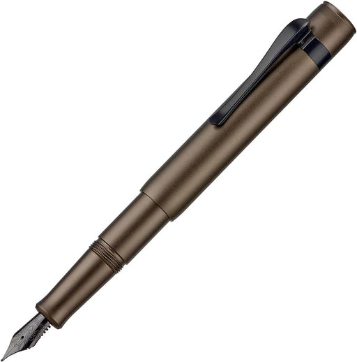 HONGDIAN M2 Mini Brown Fountain Pen with Posted Cap
