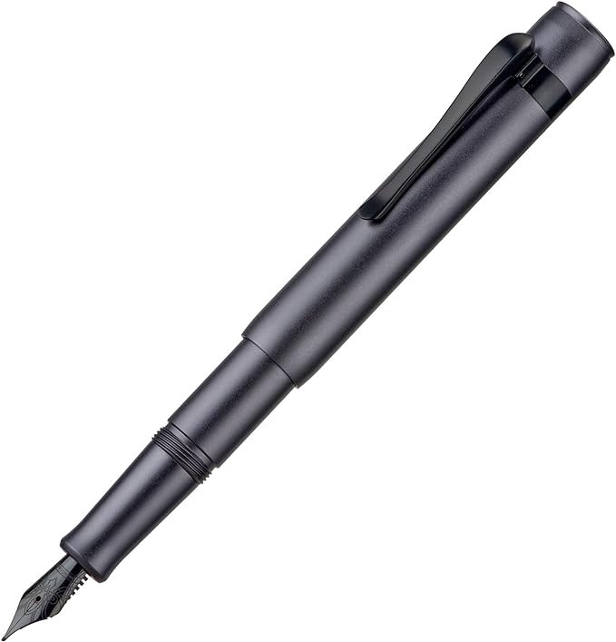 HONGDIAN M2 Mini Gray Fountain Pen with Posted Cap
