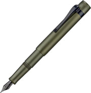 HONGDIAN M2 Mini Green Fountain Pen with Posted Cap
