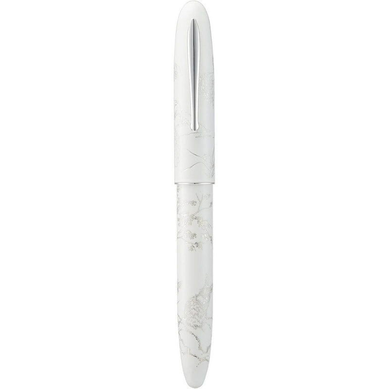 HONGDIAN N23 White Fountain Pen with Closed Cap
