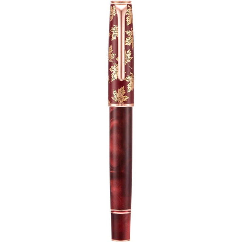 HONGDIAN N8 Red Fountain Pen with Closed Cap
