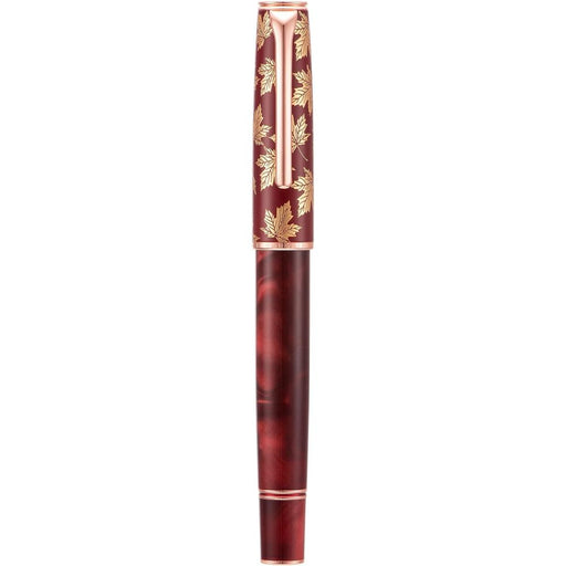 HONGDIAN N8 Red Fountain Pen with Closed Cap
