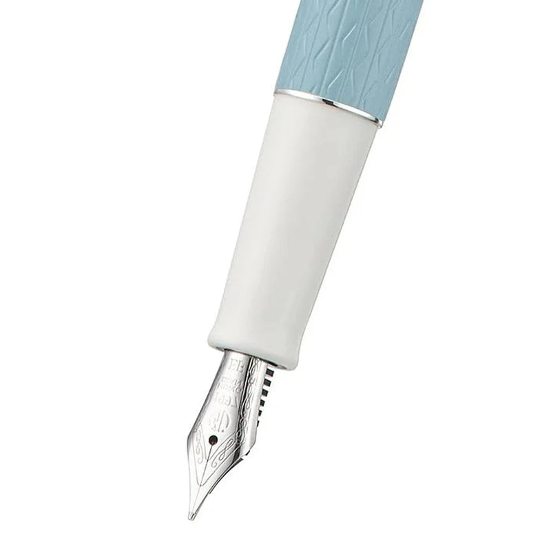 HONGDIAN 1862 Sea Blue Fountain Pen Nib Close Up
