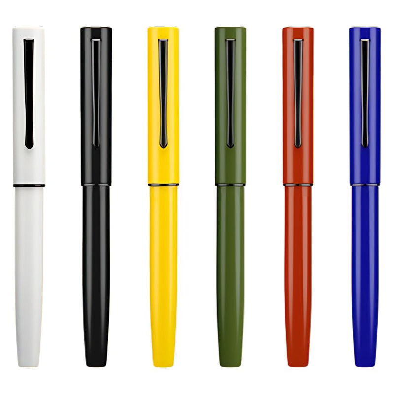 HONGDIAN C1 Red Hooded Nib Fountain Pen with Diffrent Colour Closed Cap Pens