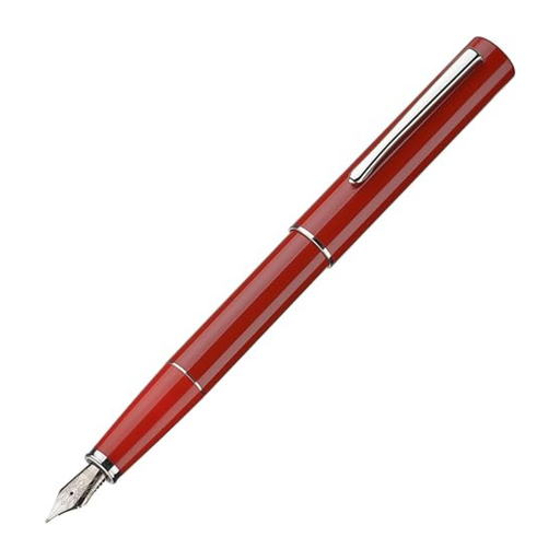 HONGDIAN C2 Red Fountain Pen with Posted Cap
