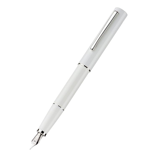 HONGDIAN C2 White Fountain Pen with Posted Cap

