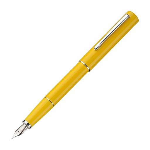 HONGDIAN C2 Yellow Fountain Pen with Posted Cap
