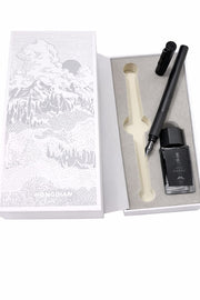 HONGDIAN H3 Black Fountain Pen and Ink Bottle Presentation Gift Box

