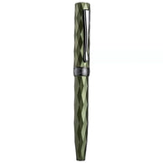 HONGDIAN N11 Green Louvre Fountain Pen with Closed Cap
